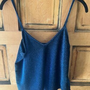 Elegant Blue Women's Top